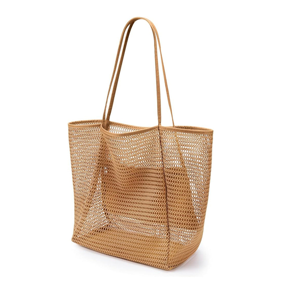 Foldable Mesh Nylon Beach Tote Bag