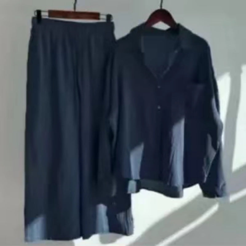 Conjunto Retro de Duas Peças para Descansar