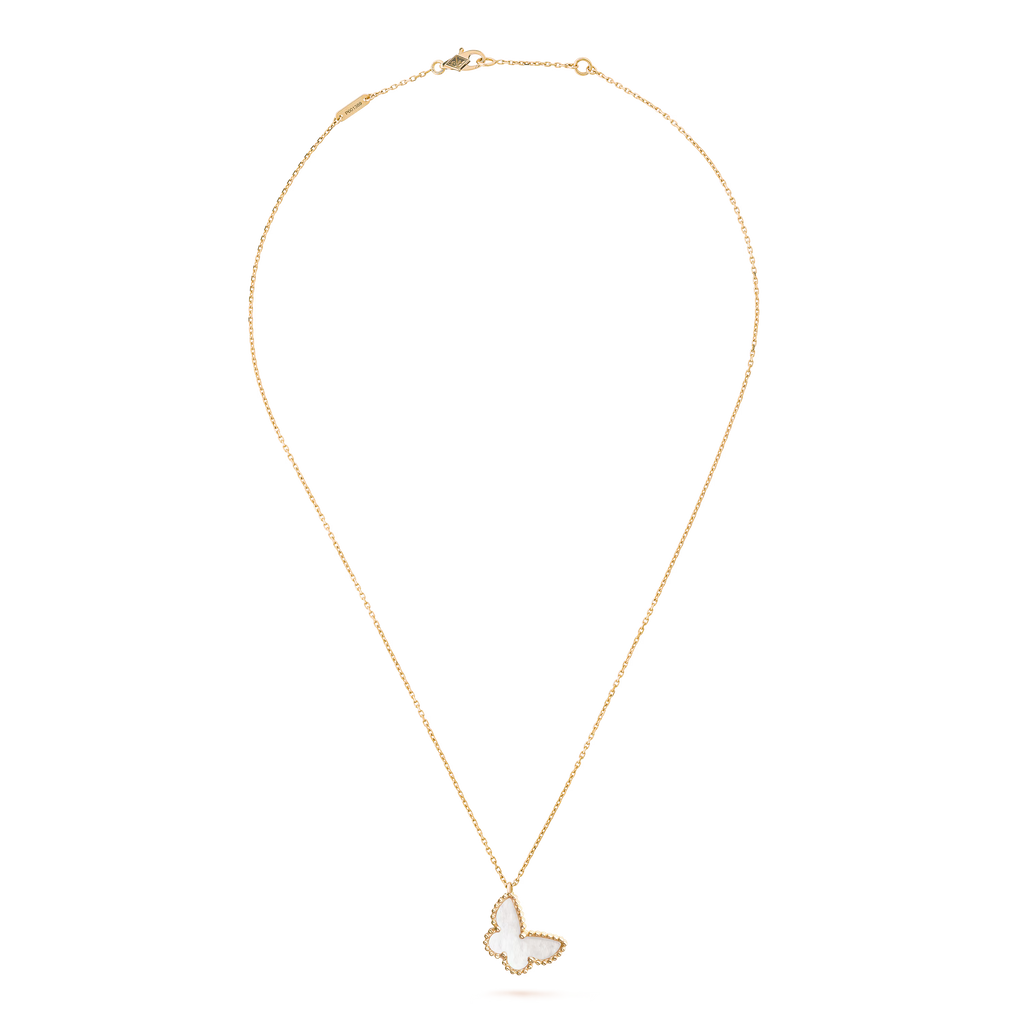 Sweet Butterflies Necklace - Mother-of-pearl