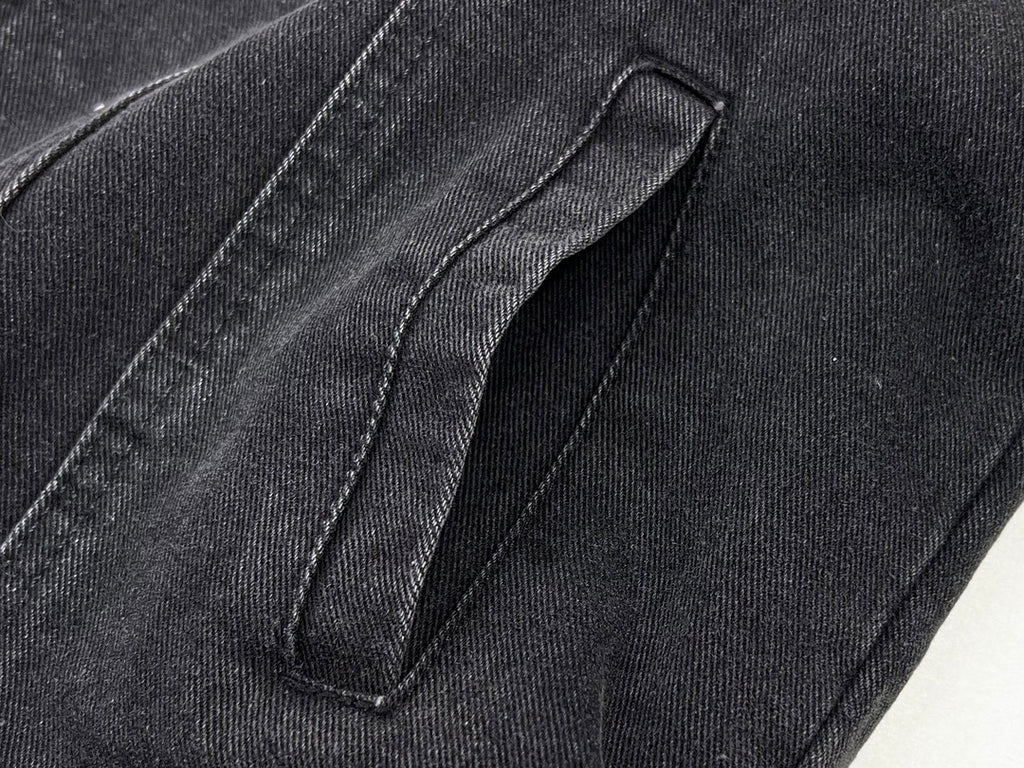 Casaco de Ganga Preto Balenciaga