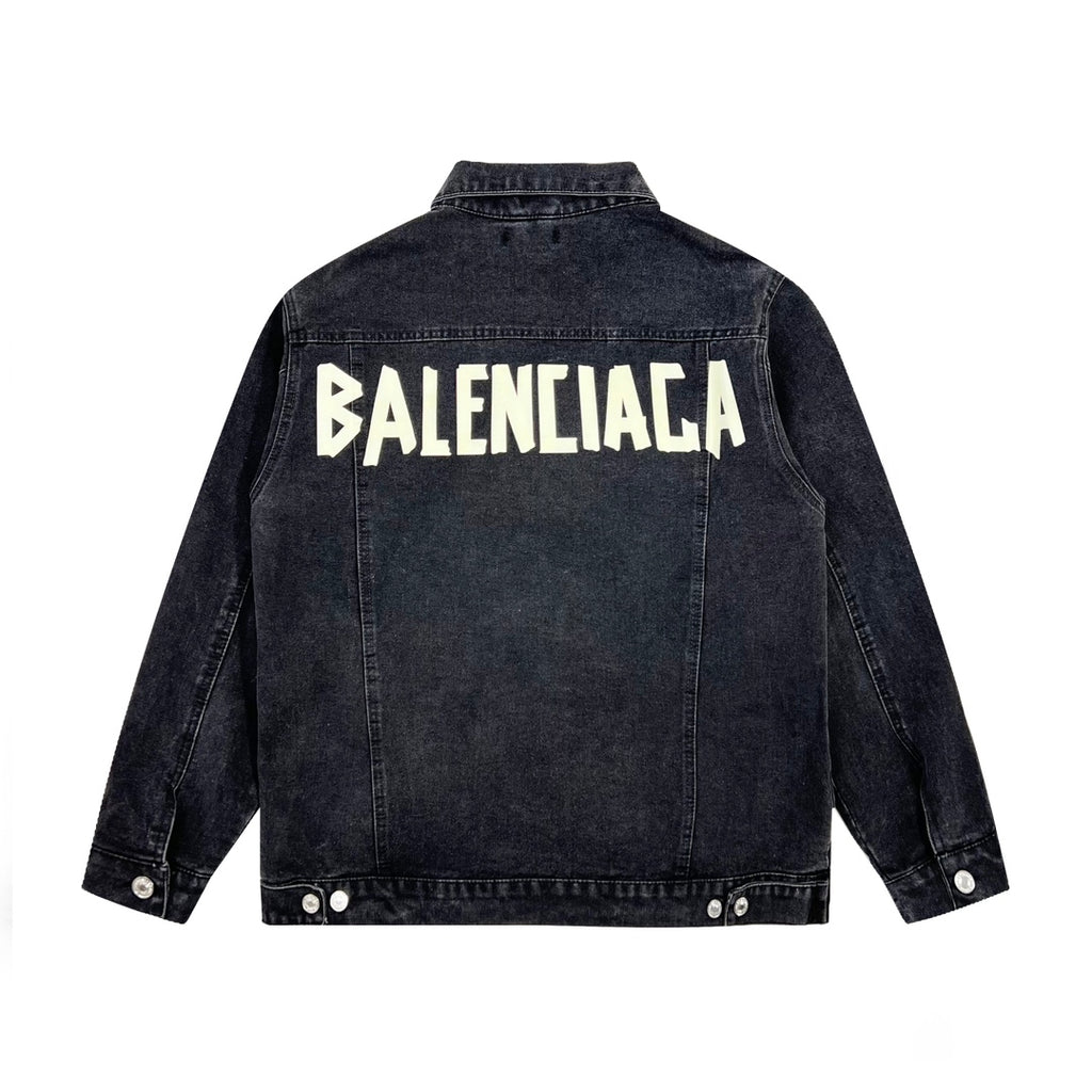 Casaco de Ganga Preto Balenciaga