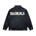 Casaco de Ganga Preto Balenciaga