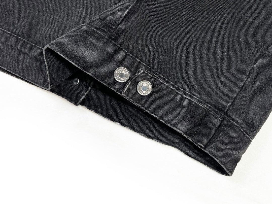 Casaco de Ganga Preto Balenciaga