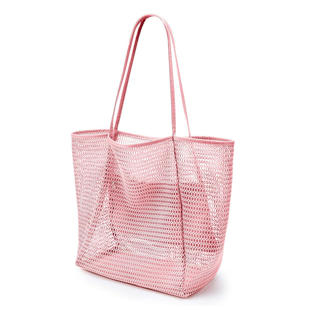 Foldable Mesh Nylon Beach Tote Bag