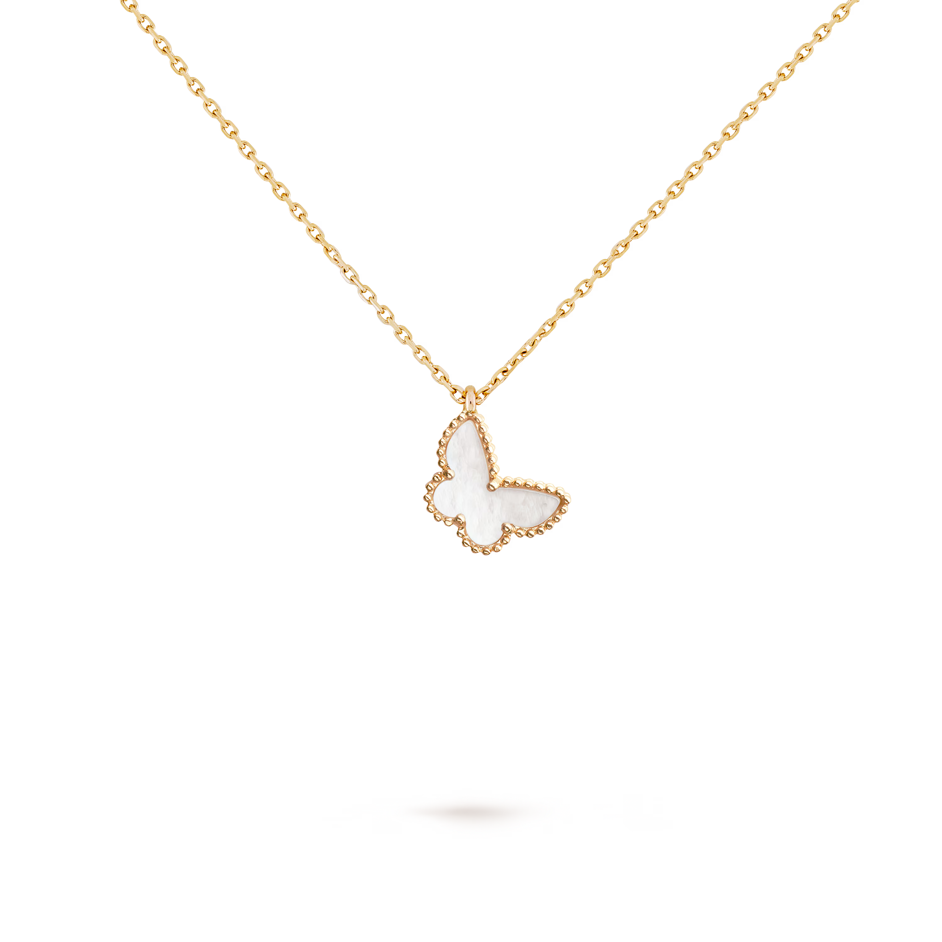 Sweet Butterflies Necklace - Mother-of-pearl