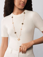 Magic Alhambra transformable Long Necklace - 15 Motifs, Mother-of-Pearls