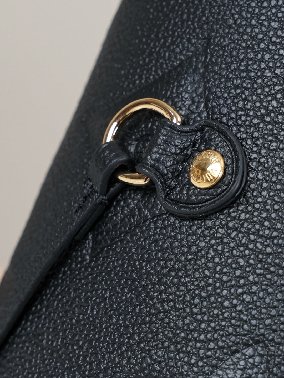 LV Neverfull Monogram Empreinte - Azul-Marinho