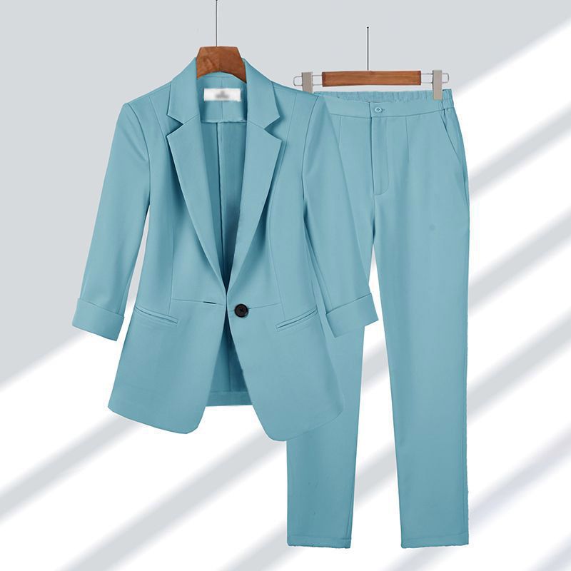 Conjunto de Blazer e Calções de Verão para Mulher – Fato de Duas Peças Elegante