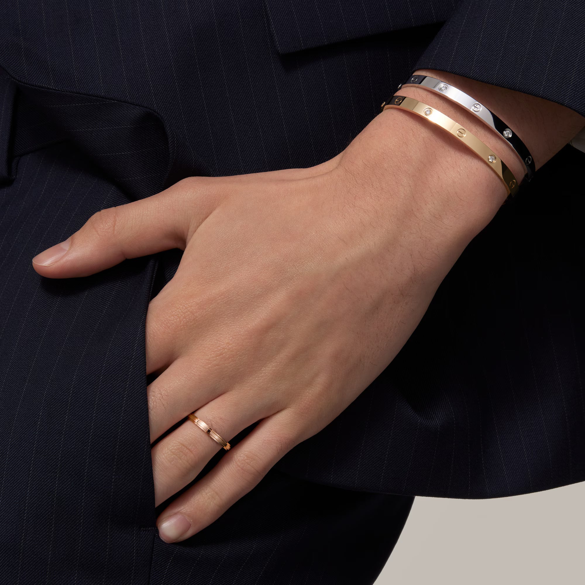 LOVE bracelet, Medium Model - 4 stones