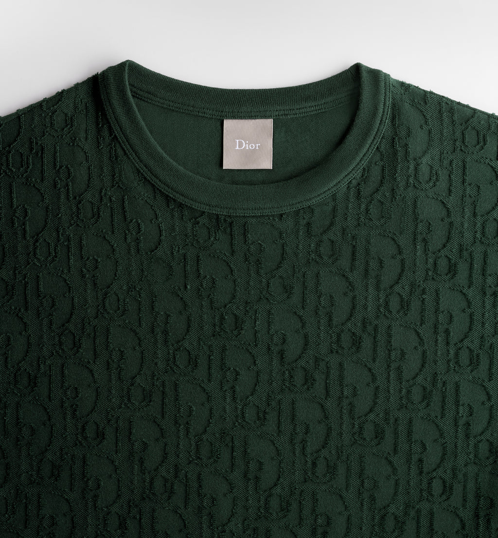 T-shirt Dior Oblique 3D - Verde Escuro