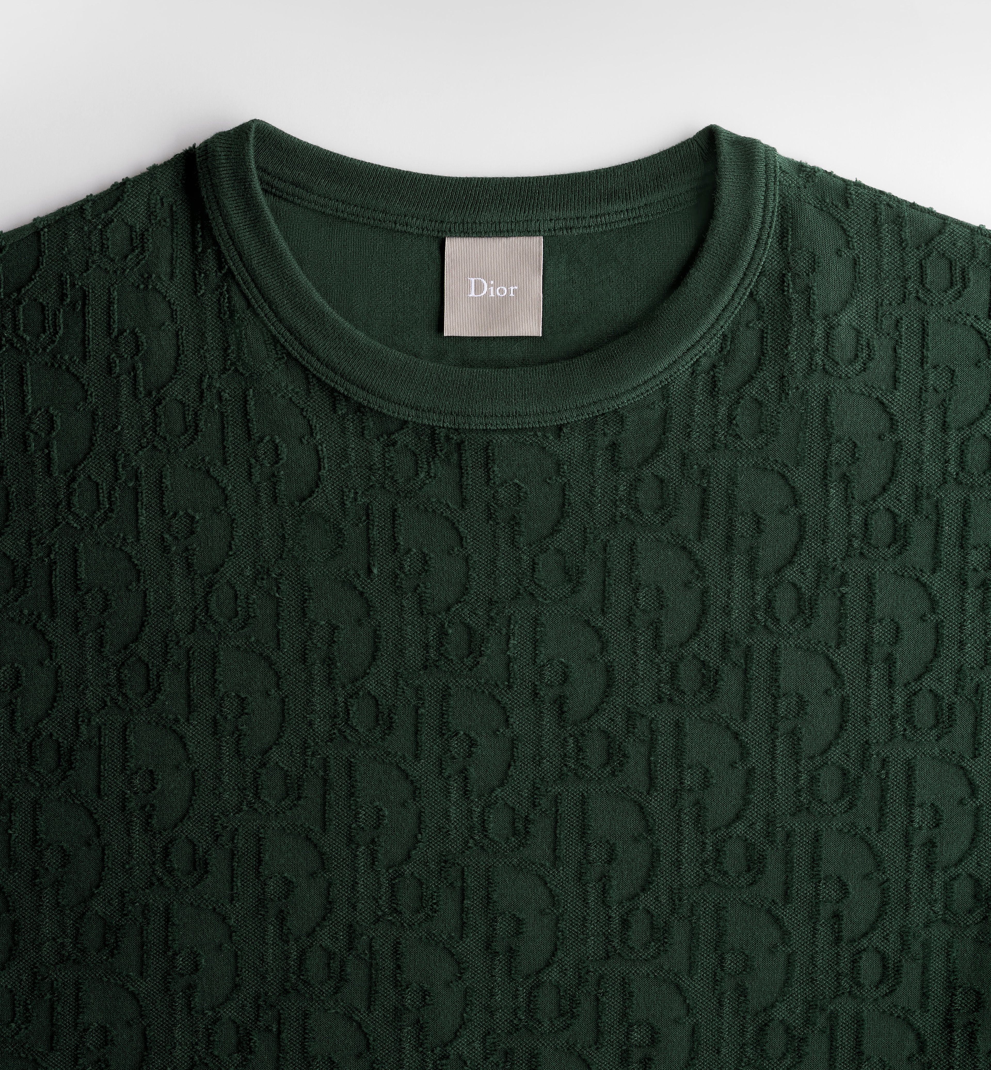 T-shirt Dior Oblique 3D - Verde Escuro