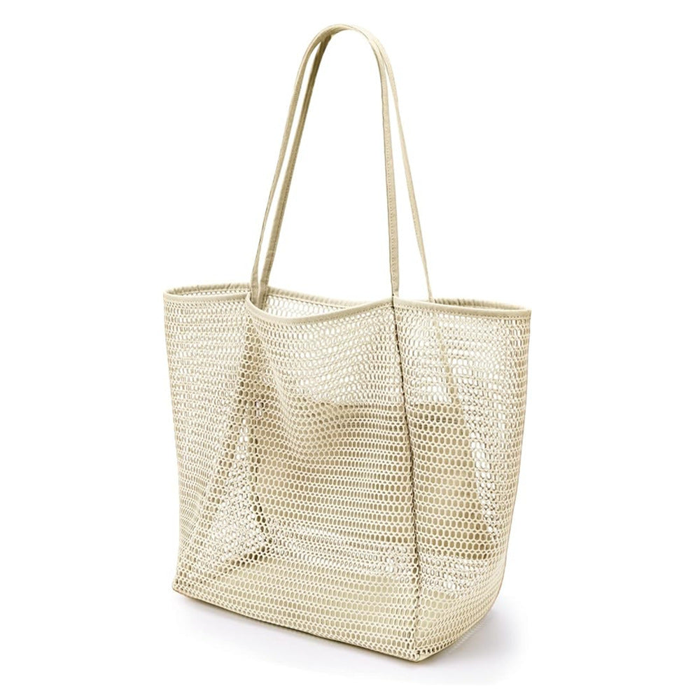 Foldable Mesh Nylon Beach Tote Bag