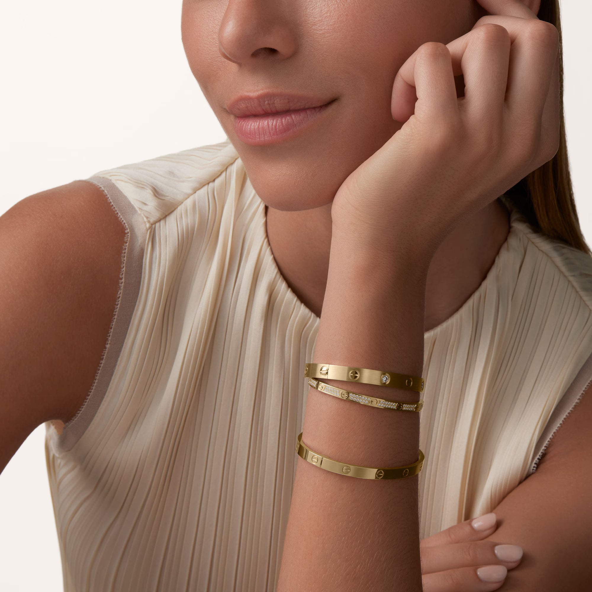 LOVE bracelet, Medium Model - No Stones