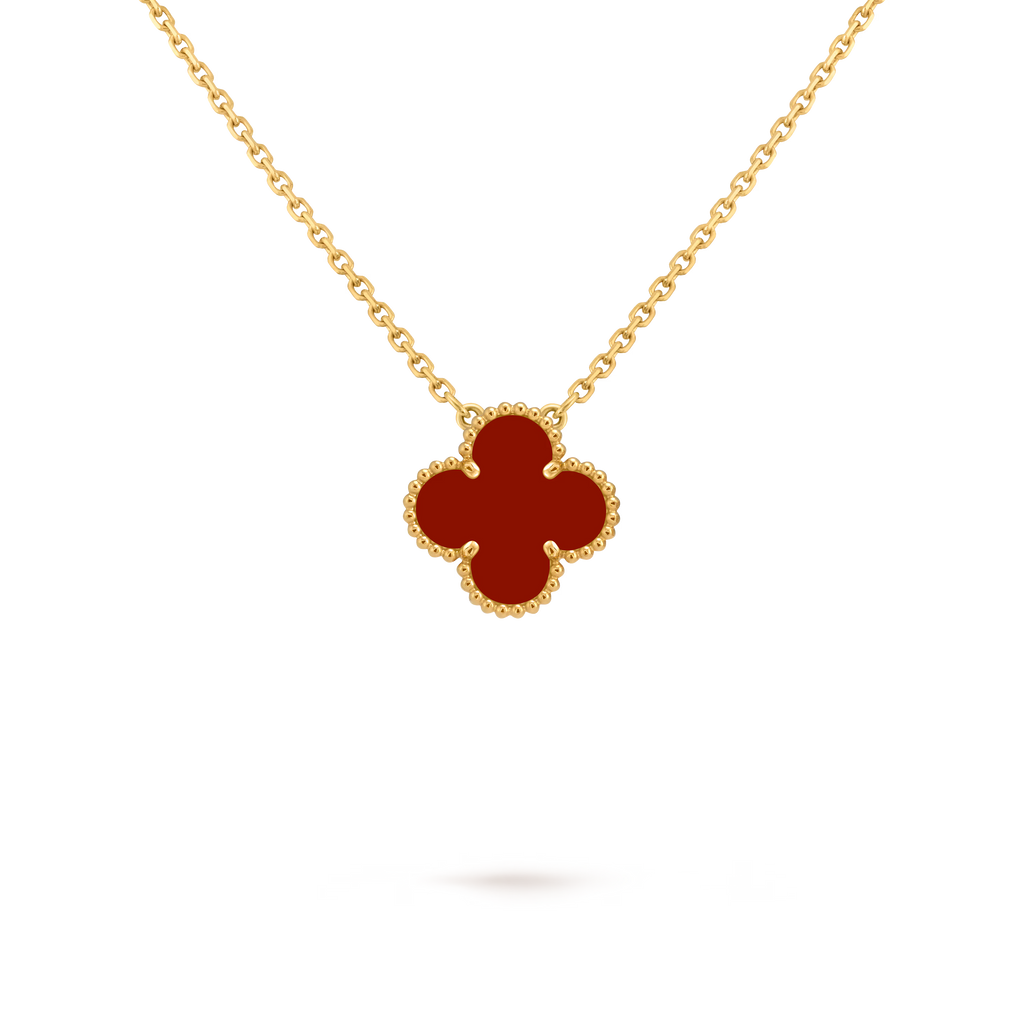 Vintage Alhambra Pendant - Carnelian