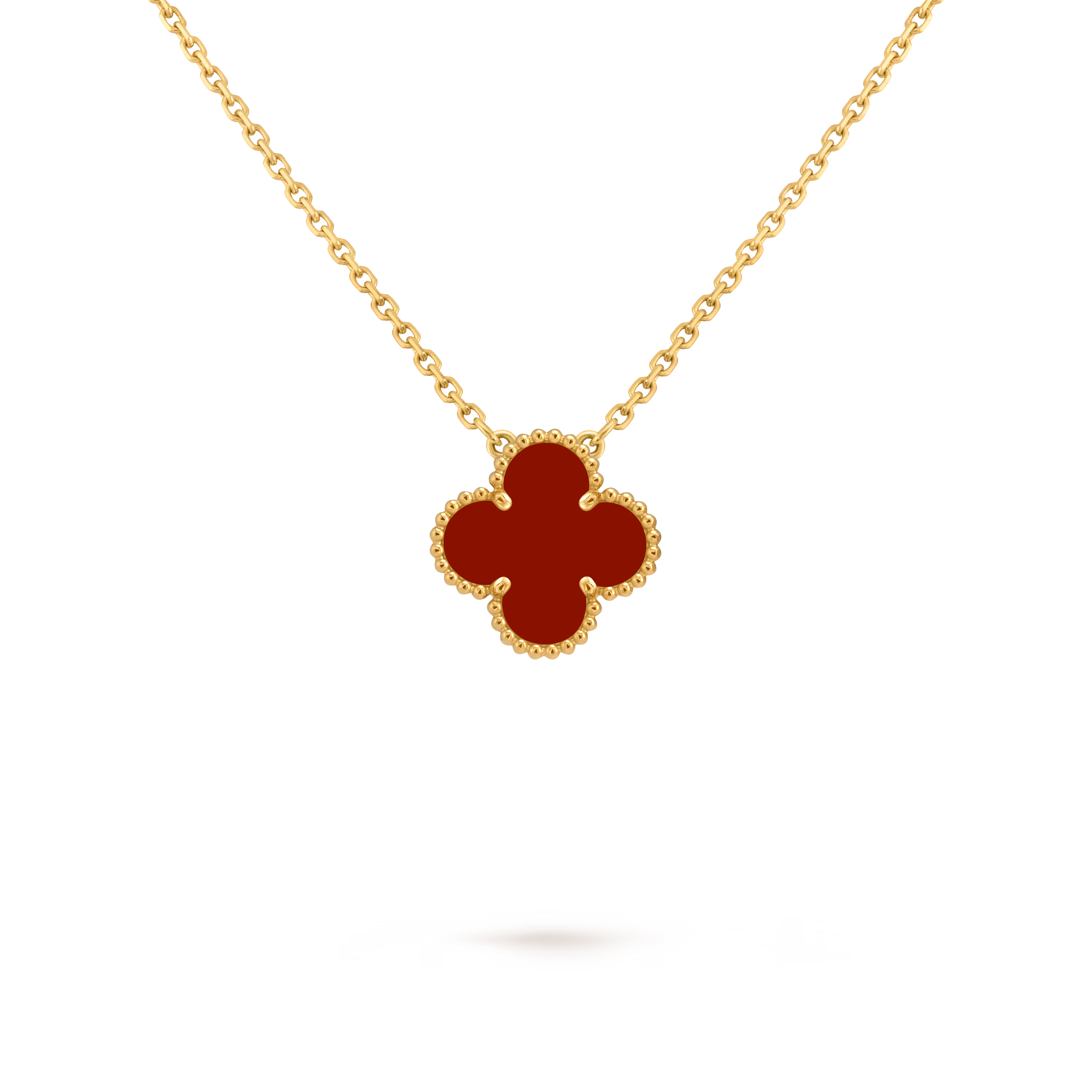 Vintage Alhambra Pendant - Carnelian