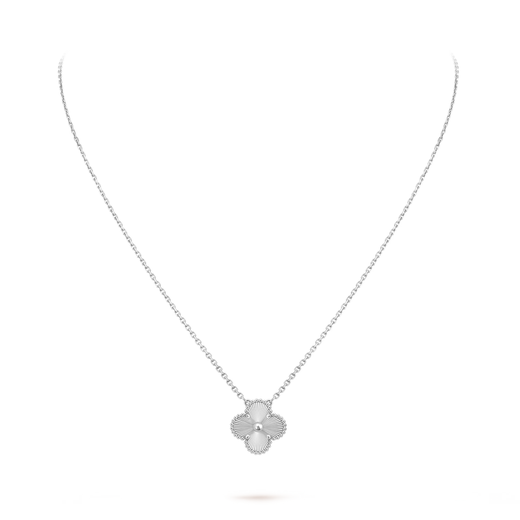 Vintage Alhambra Necklace - 18K white gold
