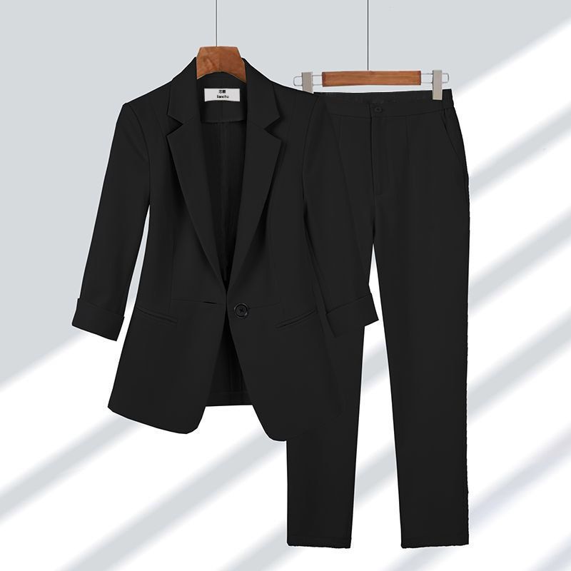 Conjunto de Blazer e Calções de Verão para Mulher – Fato de Duas Peças Elegante