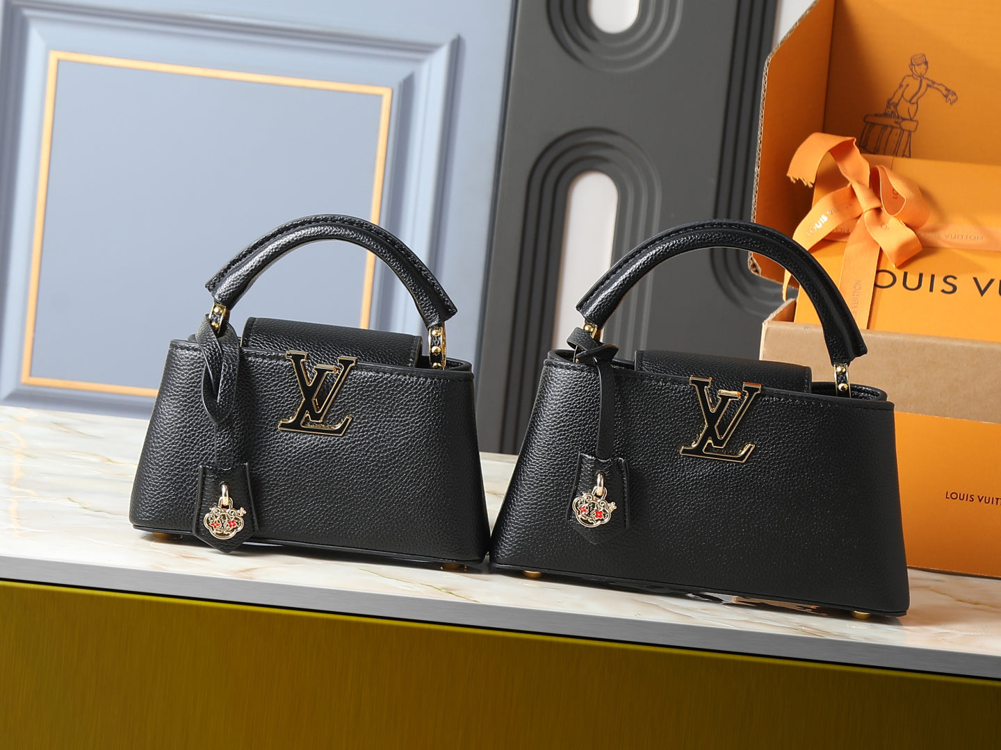 LV Capucines BB – Preto em Preto