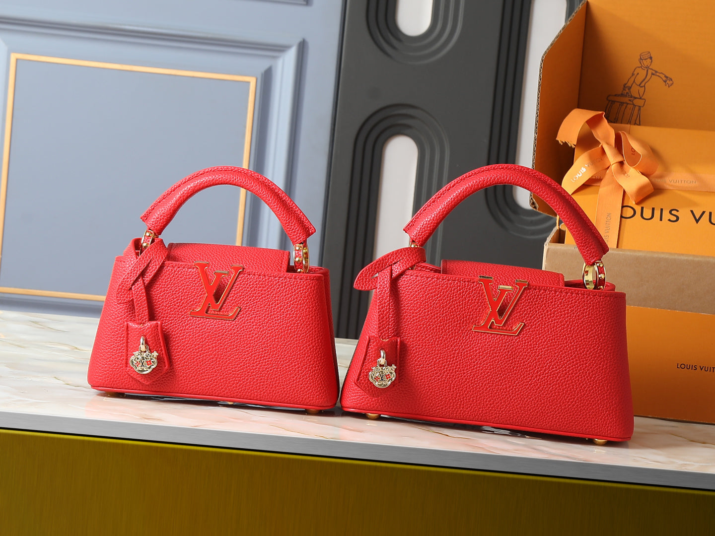 LV Capucines BB – Red