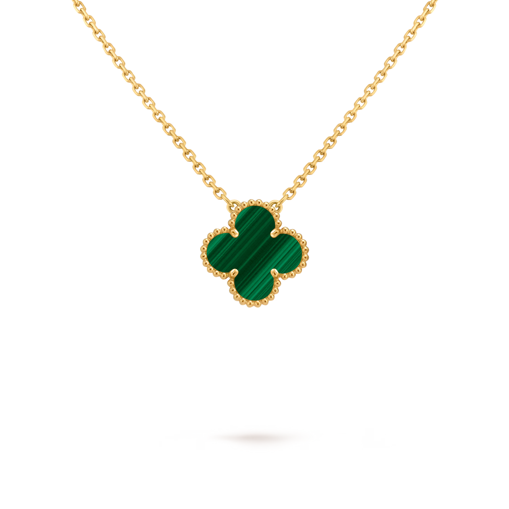 Vintage Alhambra Necklace - Malachite