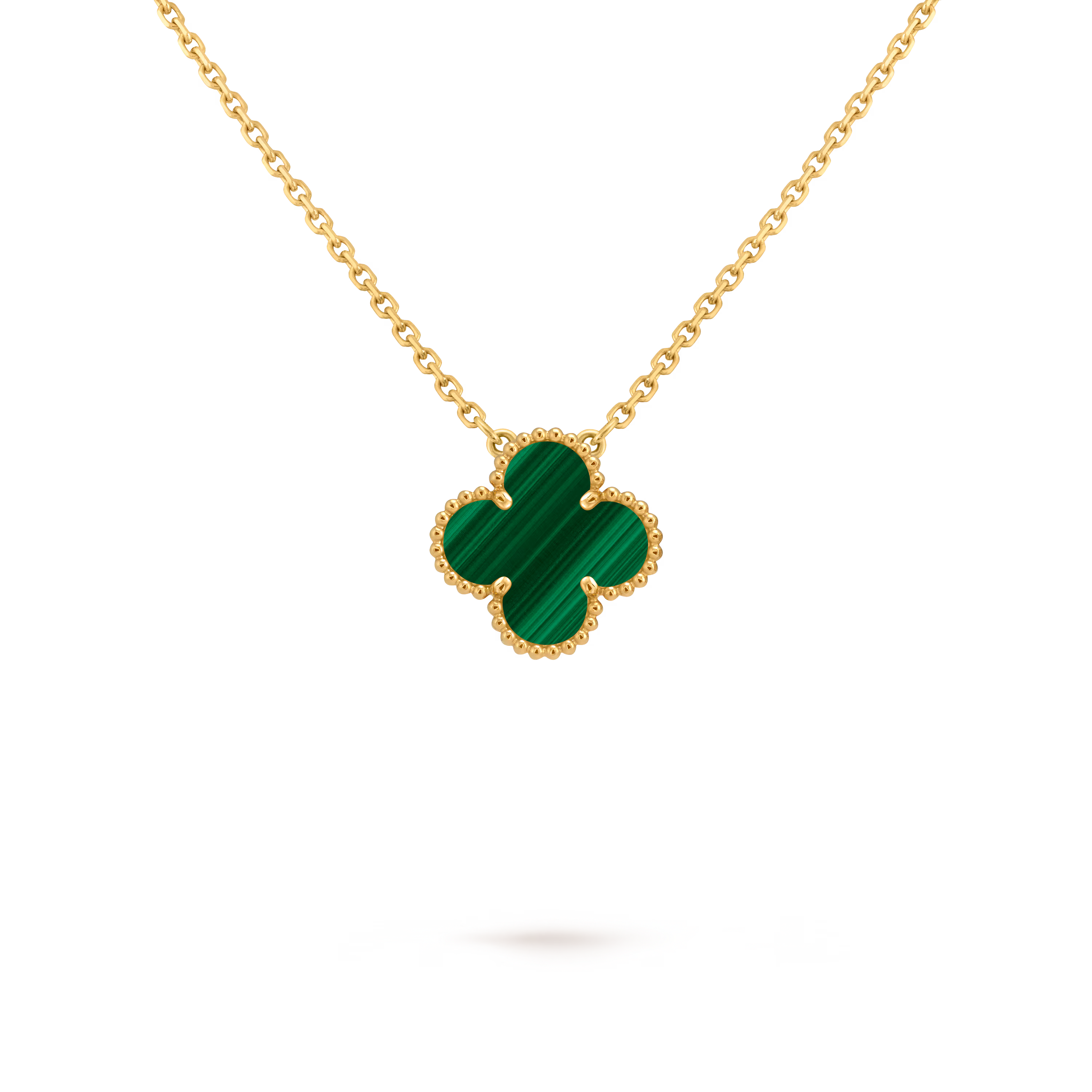 Vintage Alhambra Necklace - Malachite