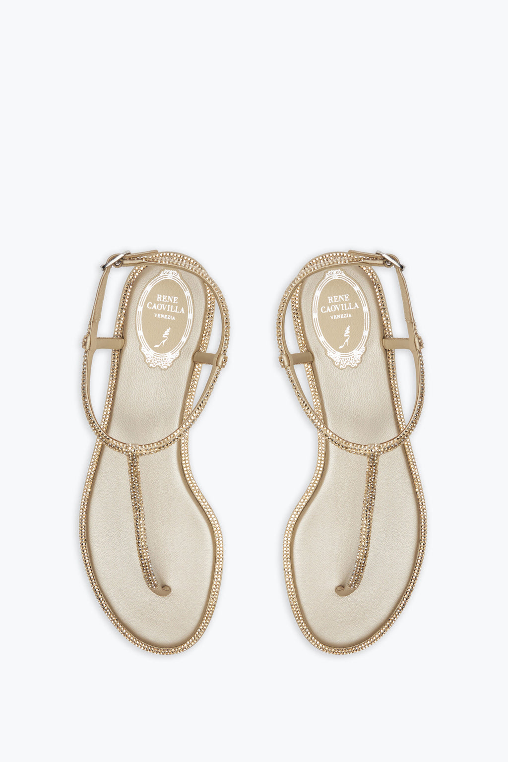 Rene Caovilla Diana Wisteria Sandal with Crystals 10