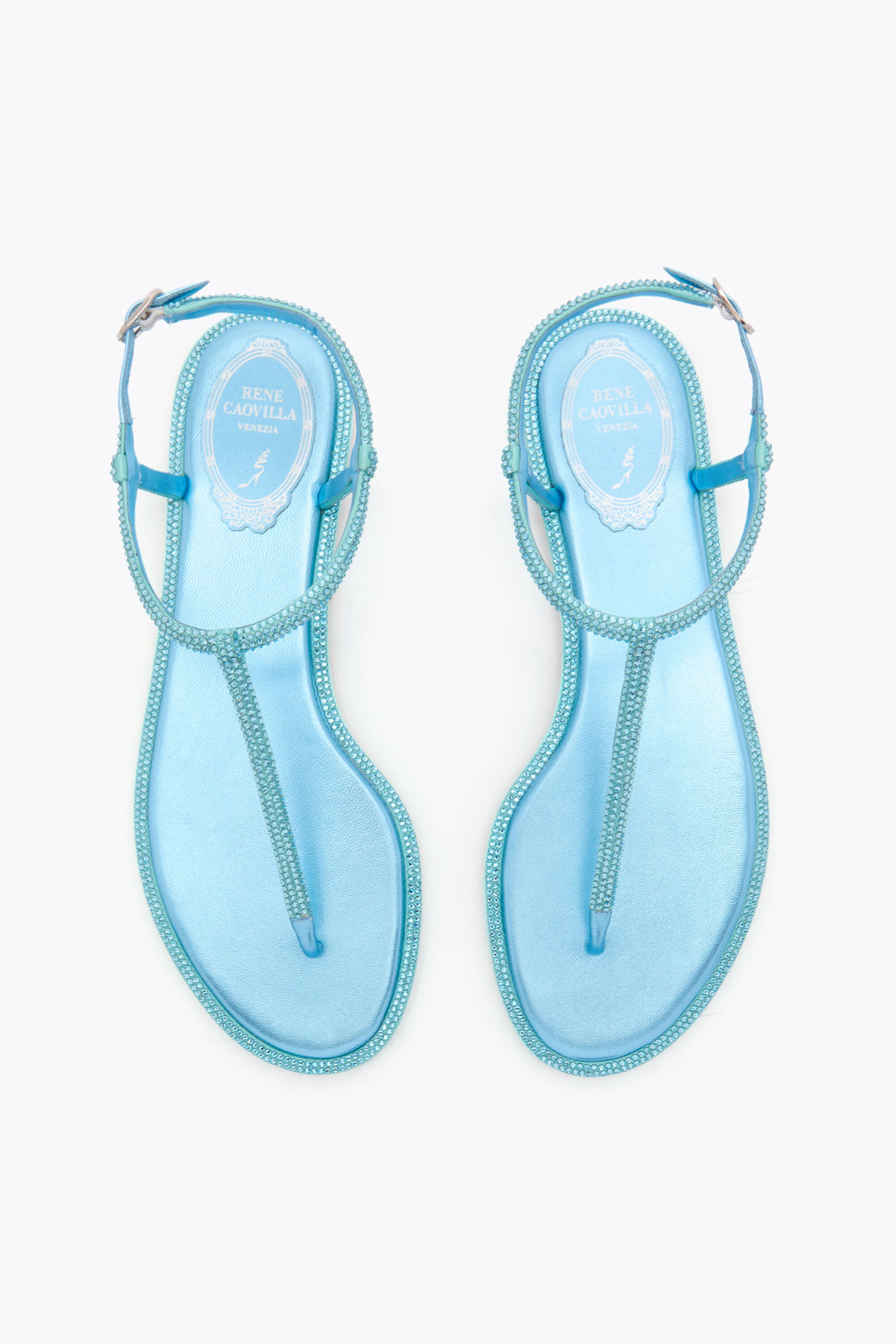 Rene Caovilla Diana Wisteria Sandal with Crystals 10