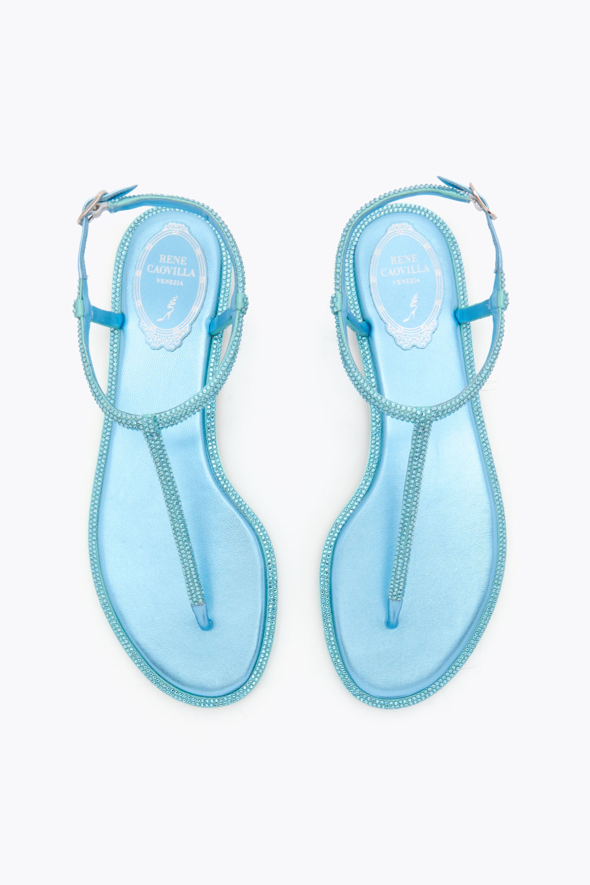 Rene Caovilla Diana Wisteria Sandal with Crystals 10
