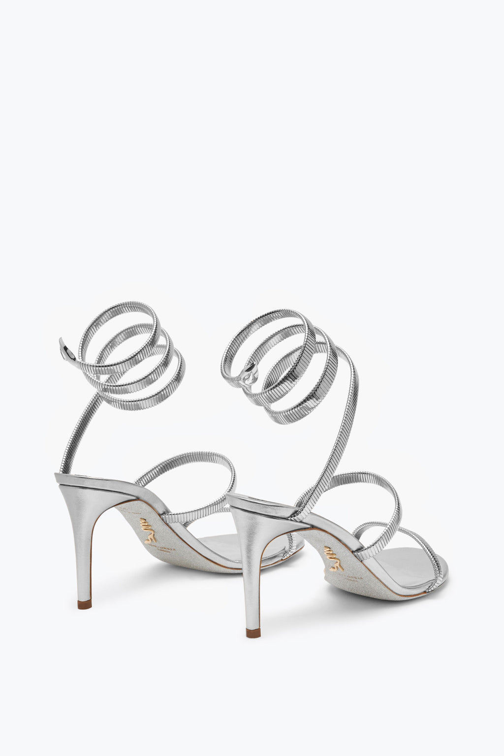 Juniper Metallic Silver Sandal 8cm