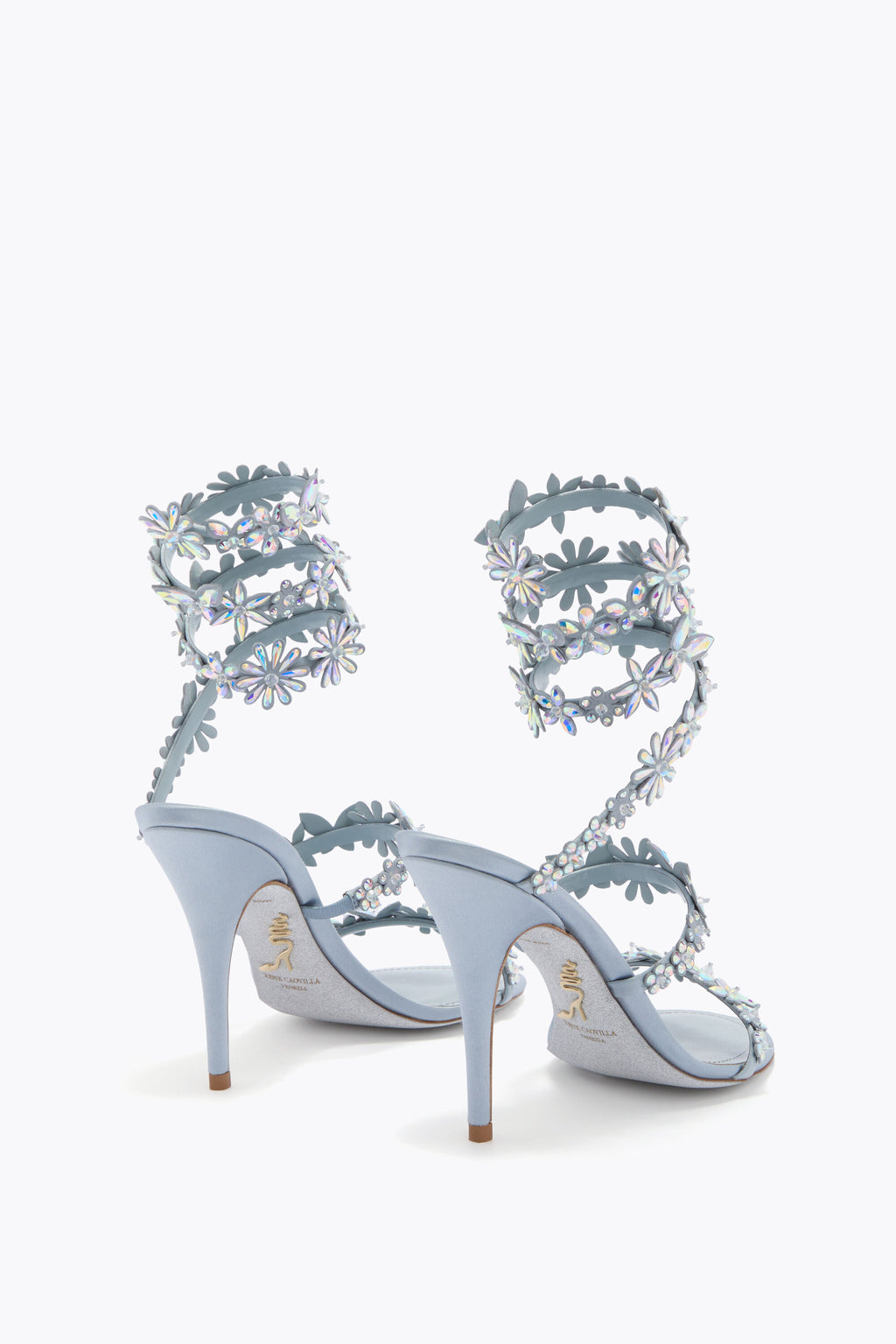 René Caovilla Eden Cerulean Sandal 100
