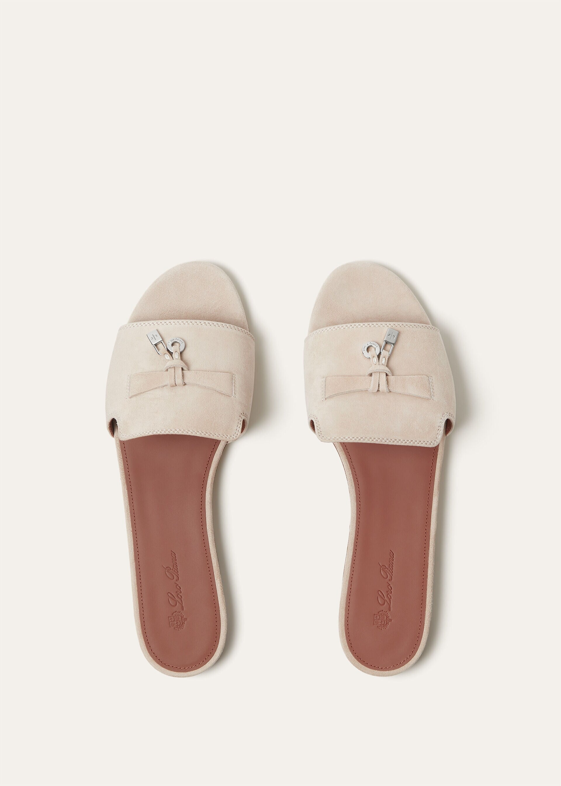 Loro Piana Summer Charms Sandal Suede