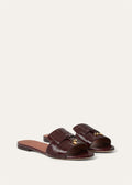 Loro Piana Summer Charms Sandal Crocodile Leather