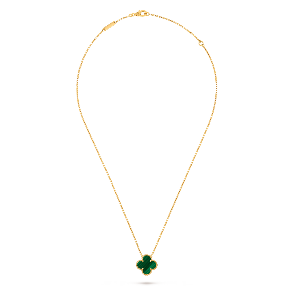 Vintage Alhambra Necklace - Malachite