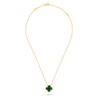 Vintage Alhambra Necklace - Malachite