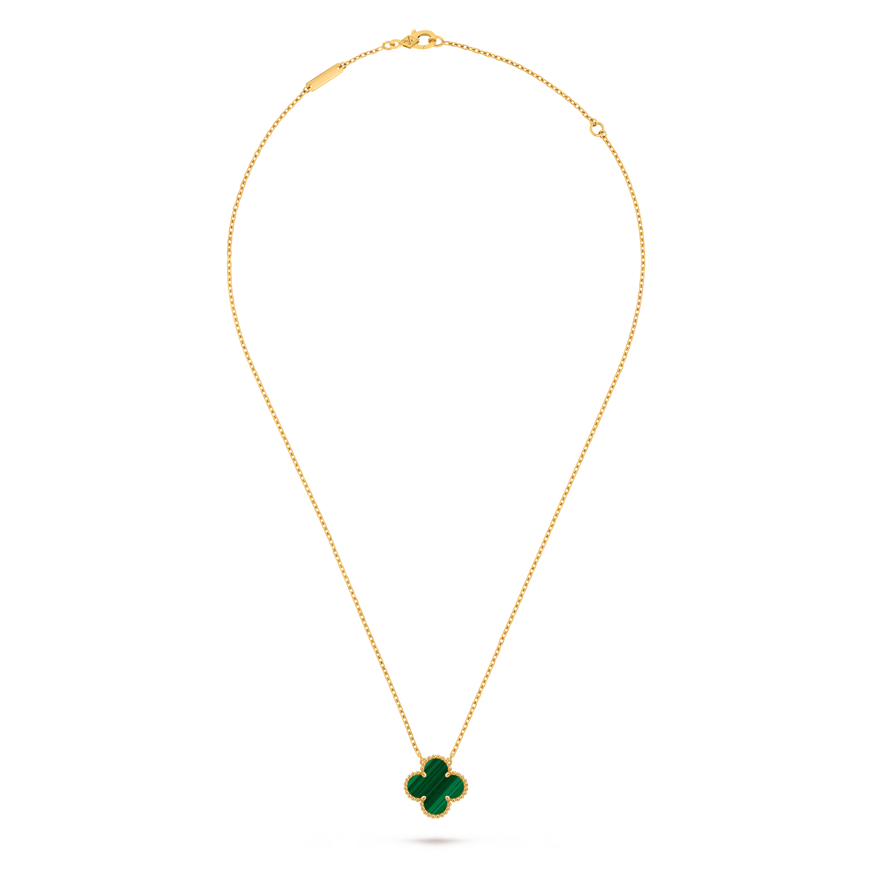 Vintage Alhambra Necklace - Malachite