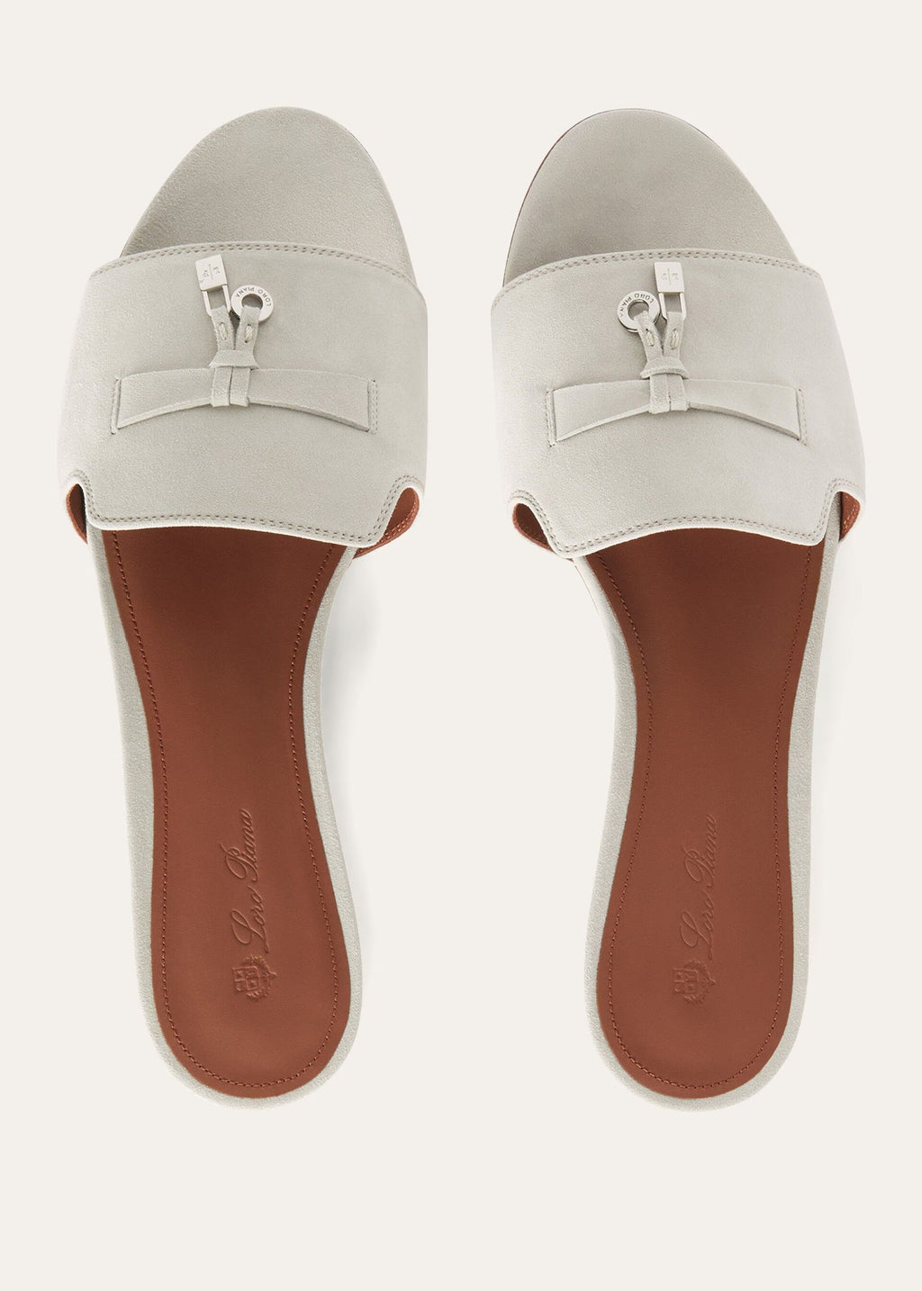 Loro Piana Summer Charms Sandal Suede