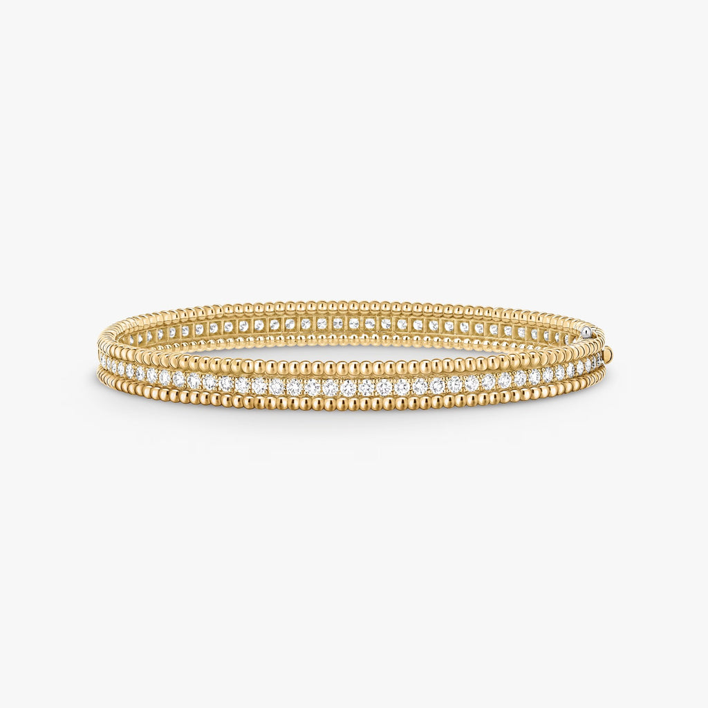Perlée Diamonds Bracelet, 1 Row, Medium Model