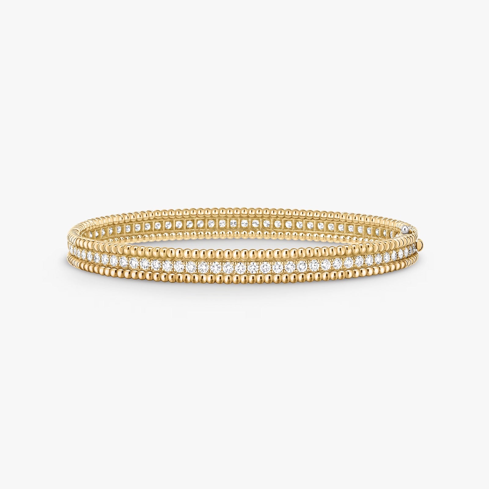 Perlée Diamonds Bracelet, 1 Row, Medium Model