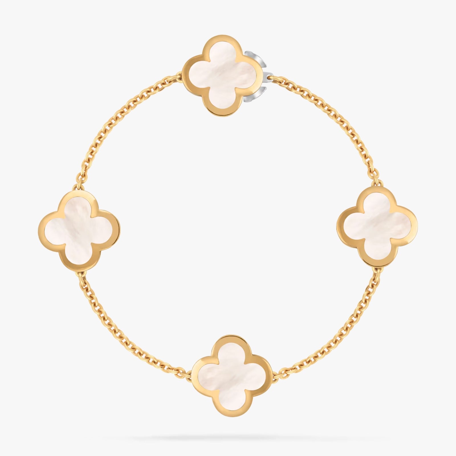 Pure Alhambra Bracelet, 4 Motifs, Mother of Pearls