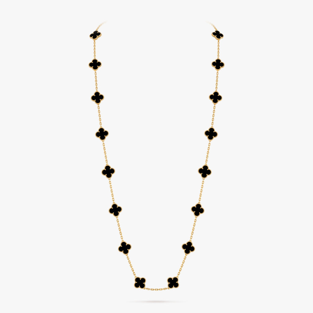 Vintage Alhambra Long Necklace, 20 Motifs