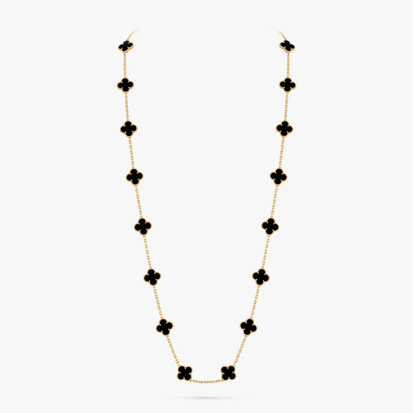 Vintage Alhambra Long Necklace, 20 Motifs