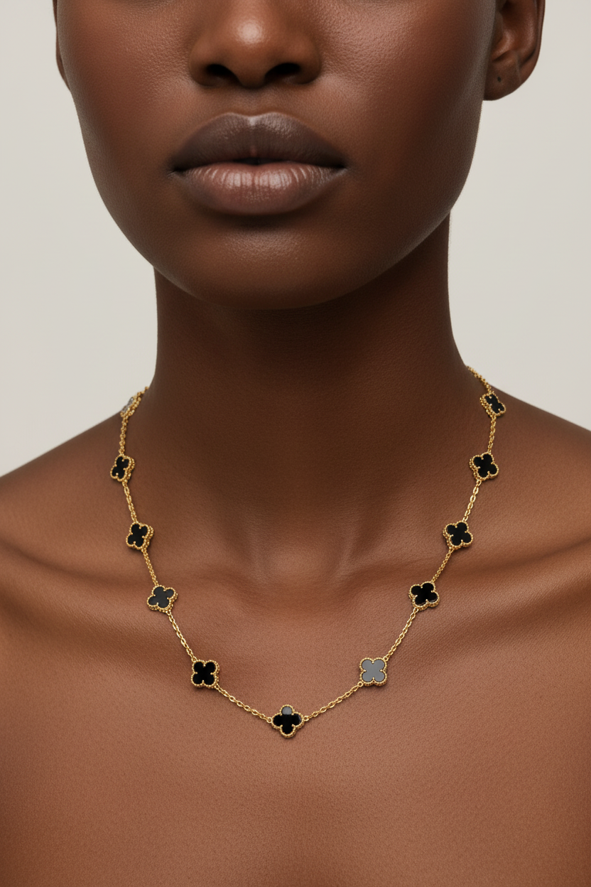Vintage Alhambra Long Necklace, 20 Motifs