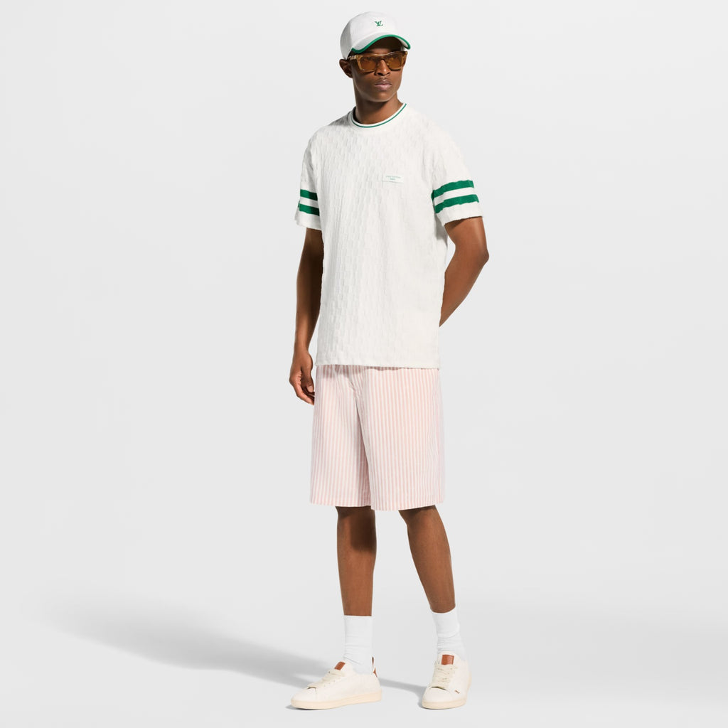 T-Shirt de Ténis Louis Vuitton Damier Terry