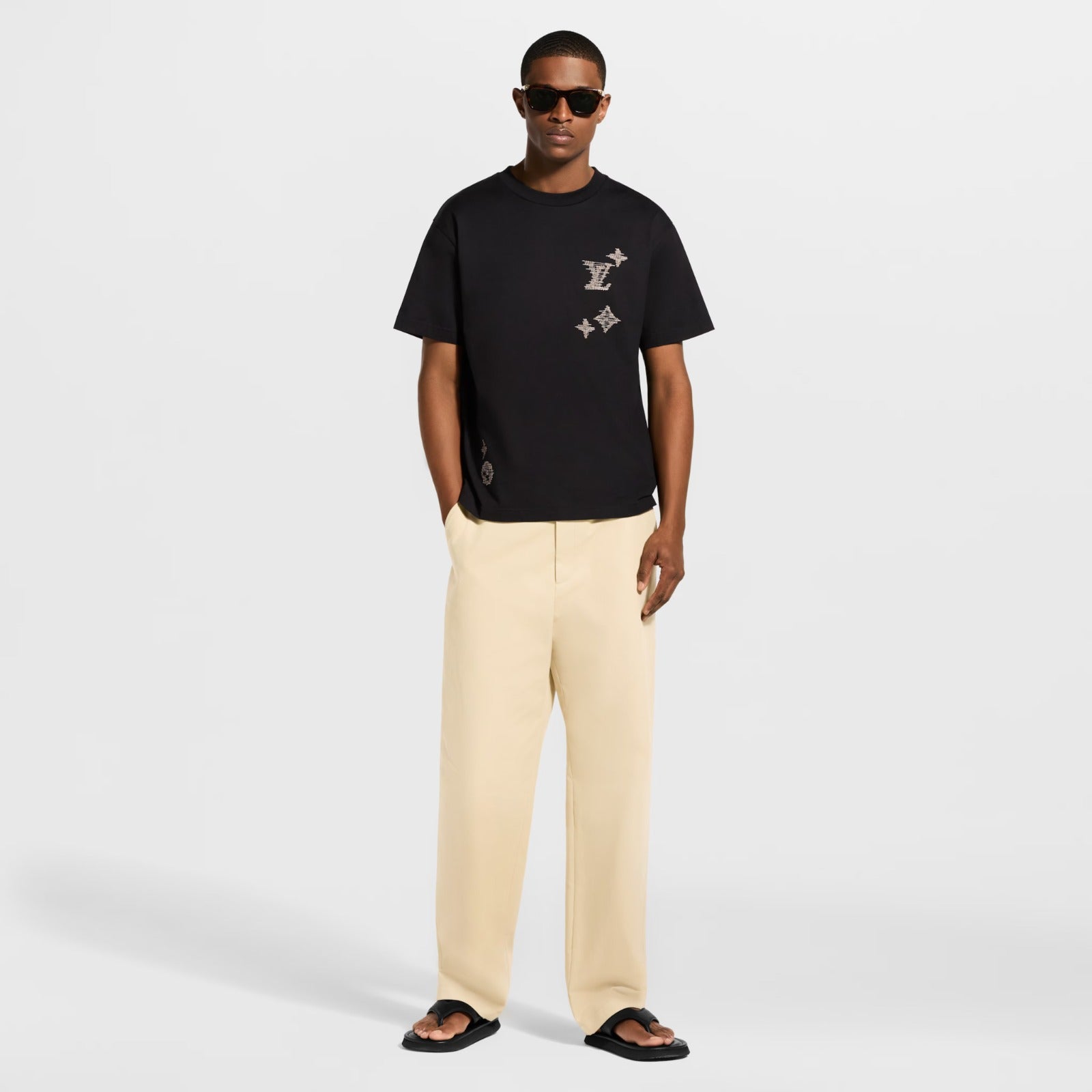 LV Embroidered Signature T-shirt