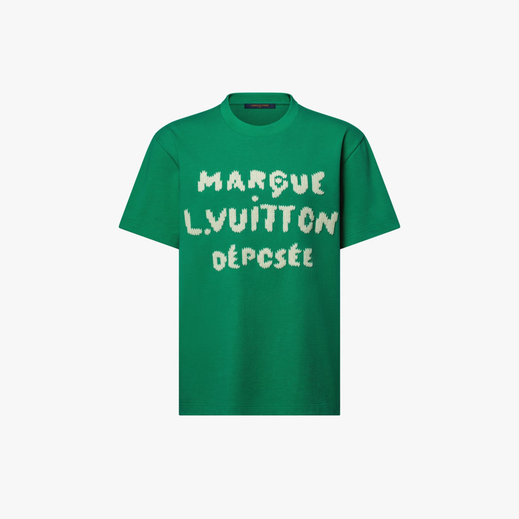 T-shirt LV Embroidered Marque L. Vuitton Déposée