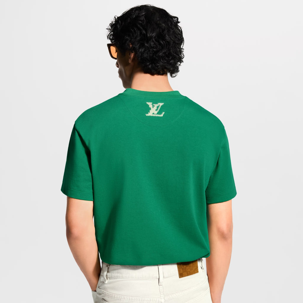 T-shirt LV Embroidered Marque L. Vuitton Déposée