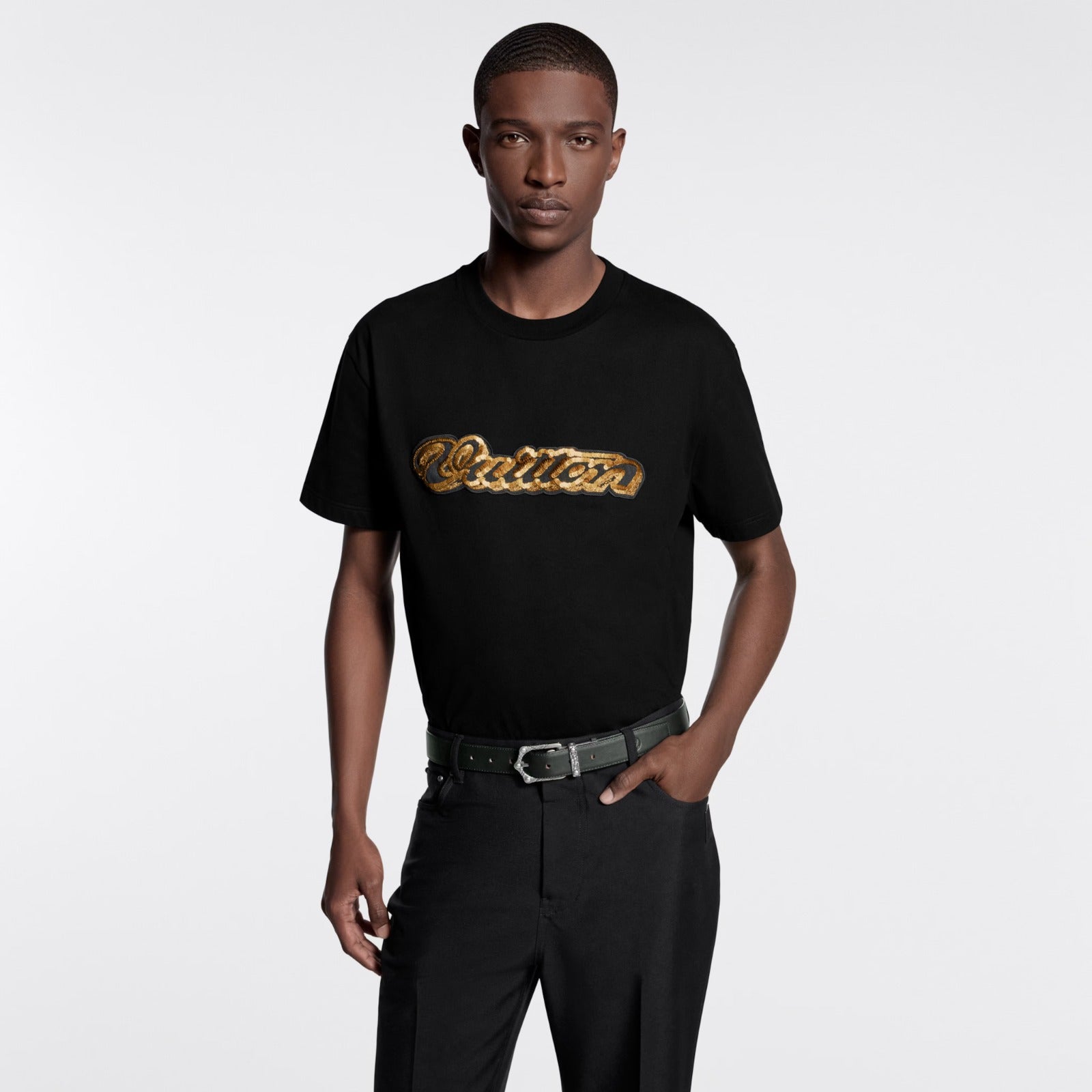 LV Embellished Signature T-Shirt