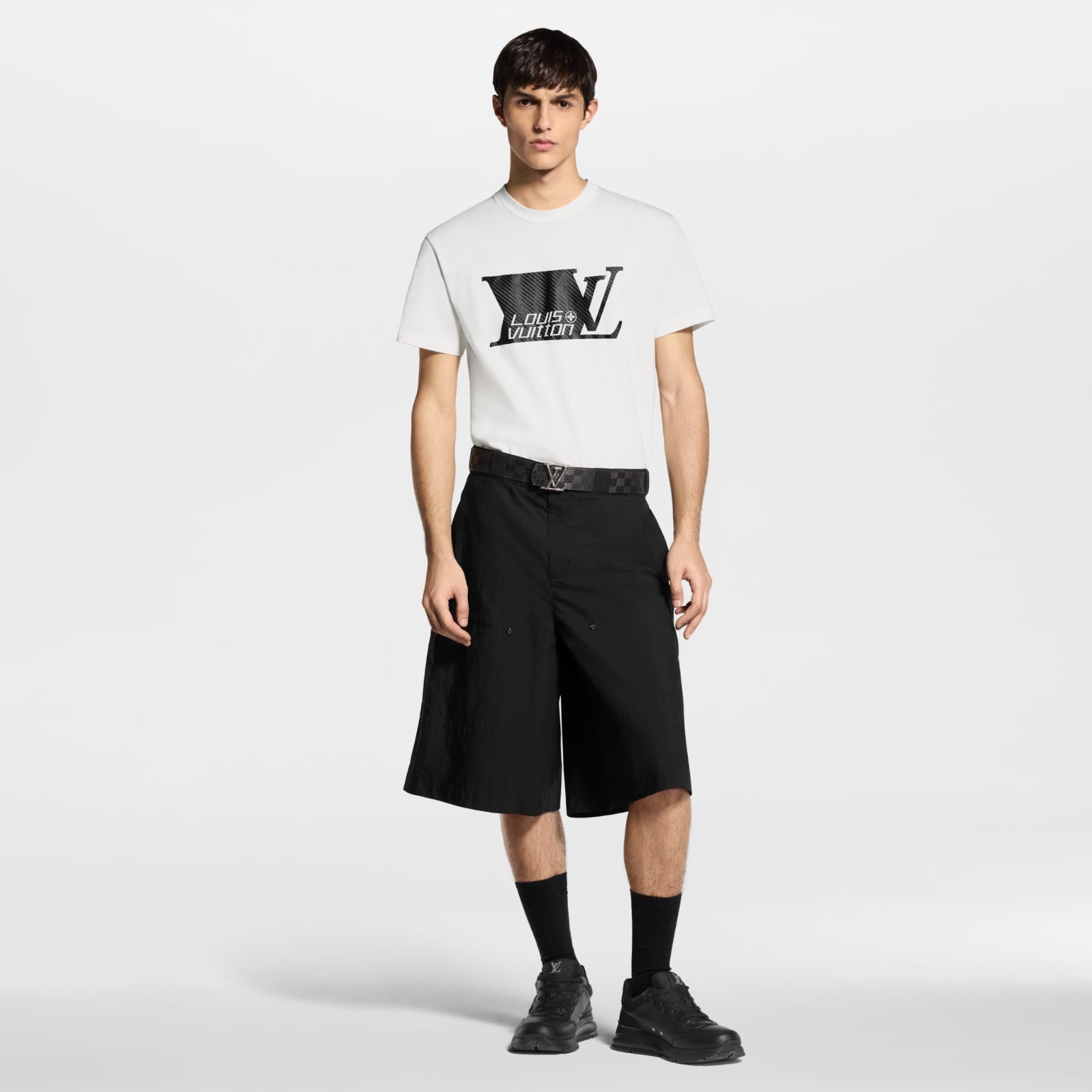 LV Printed Signature T-shirt