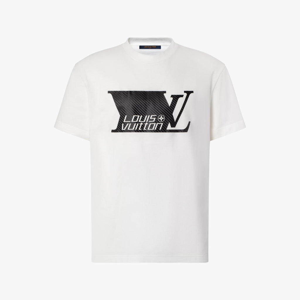 T-shirt LV com Assinatura Estampada