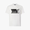 T-shirt LV com Assinatura Estampada